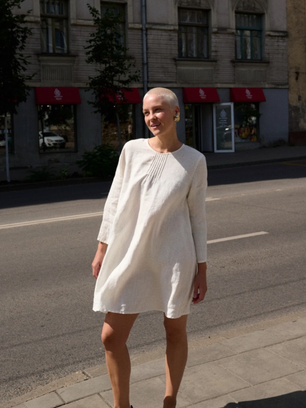 Linenfox Roni Linen Dress - S/M - Picture 6 of 10